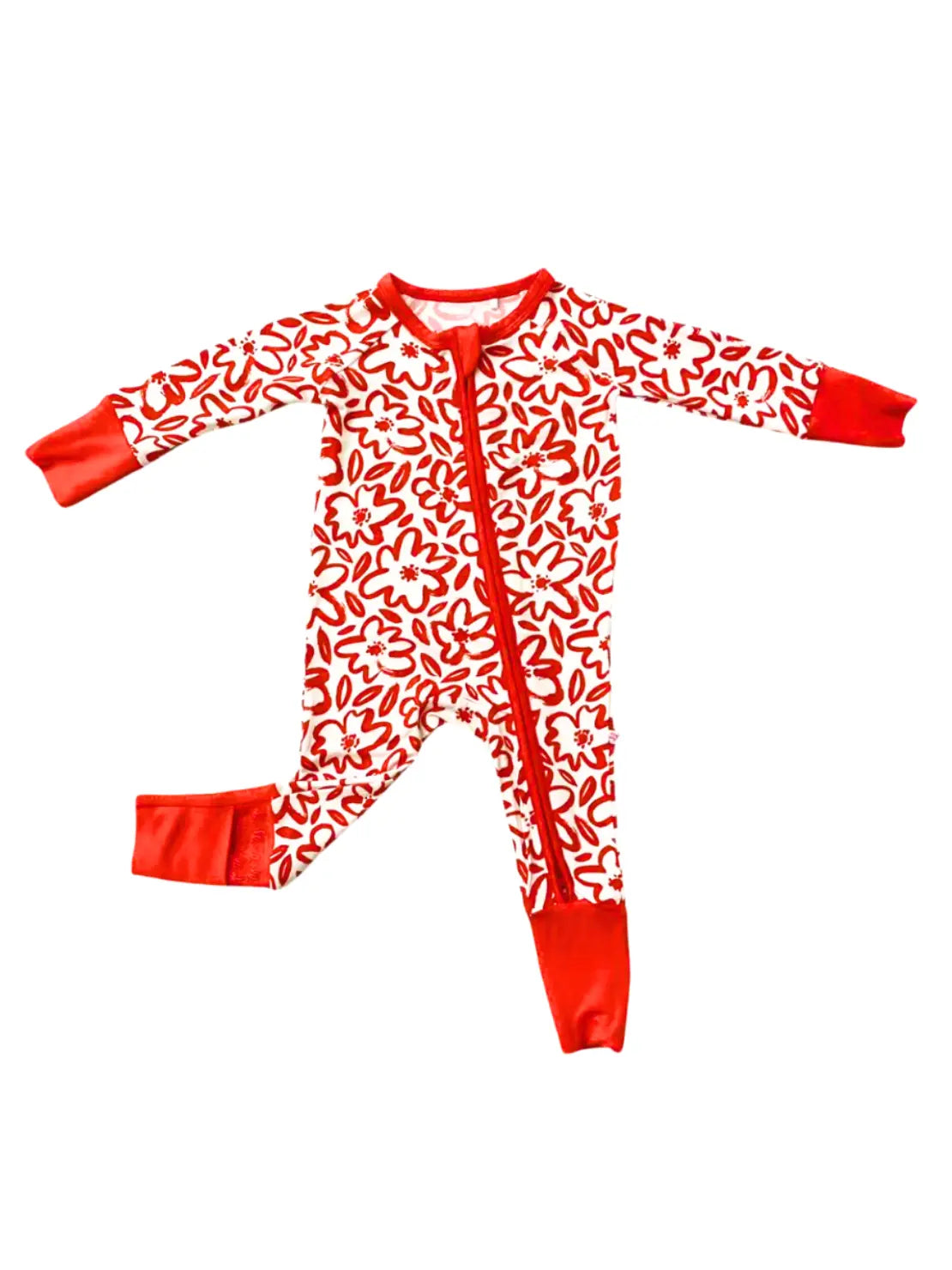 Poppy Romper Jammies The Little Bean Store
